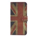 OnePlus 5 Handyhülle - Cover aus Leder - mit Standfunktion - UK Flagge im Retrolook