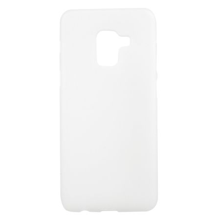 Samsung Galaxy A8+ (2018) Handyhülle - TPU Softcase - matt - weiss