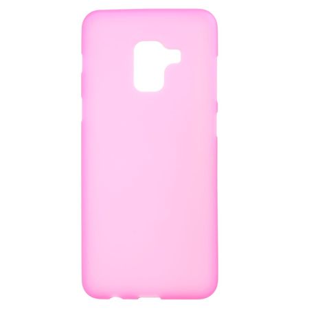 Samsung Galaxy A8+ (2018) Handyhülle - TPU Softcase - matt - rosa