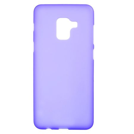 Samsung Galaxy A8+ (2018) Handyhülle - TPU Softcase - matt - purpur