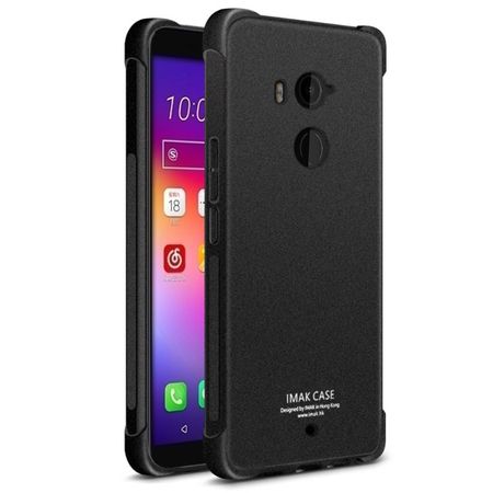 Imak - HTC U11 Plus Handy Case - Robuste Hülle aus TPU - inklusive Schutzglas - matt schwarz