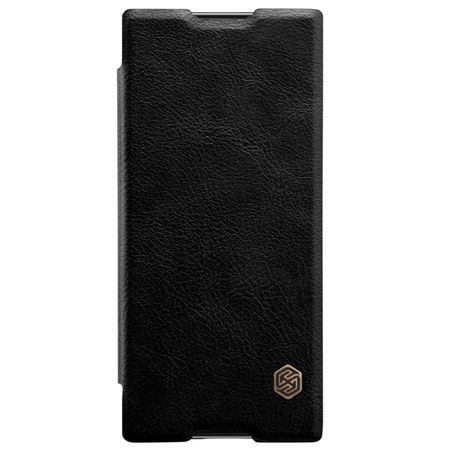 Nillkin - Sony Xperia XA1 Plus Hülle - Leder Book Case - Qin Series - schwarz