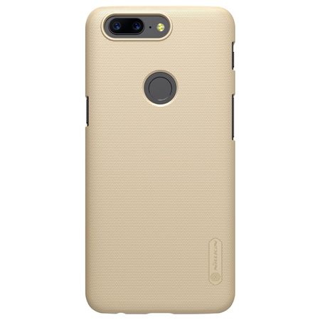 Nillkin - OnePlus 5T Hülle - Plastik Case - Super Frosted Shield Series - gold