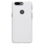 Nillkin - OnePlus 5T Hülle - Plastik Case - Super Frosted Shield Series - weiss