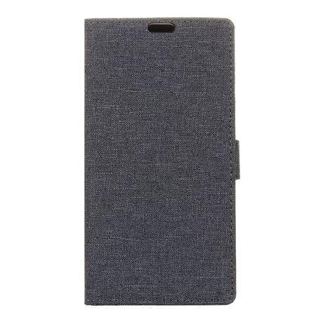 OnePlus 5T Handyhülle - Bookcover - mit Visitenkartenfach - schwarz