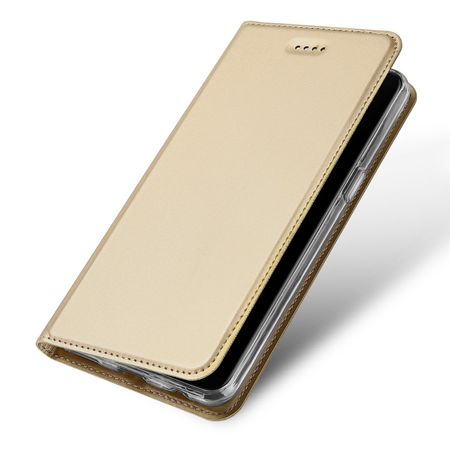 Dux Ducis - OnePlus 5T Hülle - Handy Bookcover - Skin Pro Series - gold