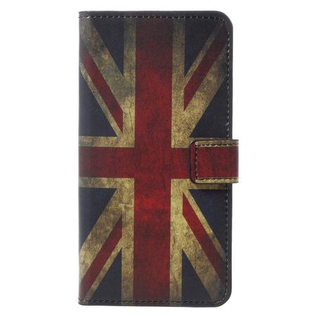 OnePlus 5T Handyhülle - Case aus Leder - UK Flagge im Retrolook