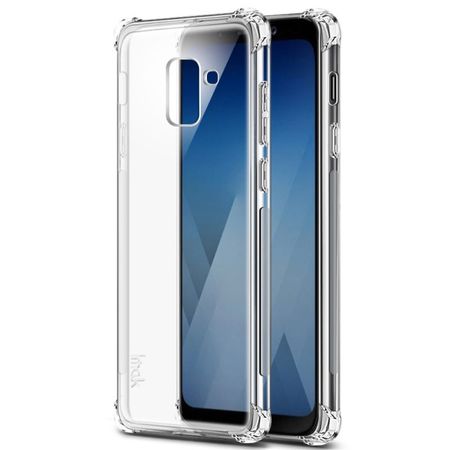 Imak - Samsung Galaxy A8+ (2018) Case - Robuste Hülle aus flexiblem Plastik - inkl. Schutzfolie - transparent