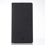 Vili Dmx - OnePlus 5T Hülle - Case aus Leder - mit Standfunktion - schwarz