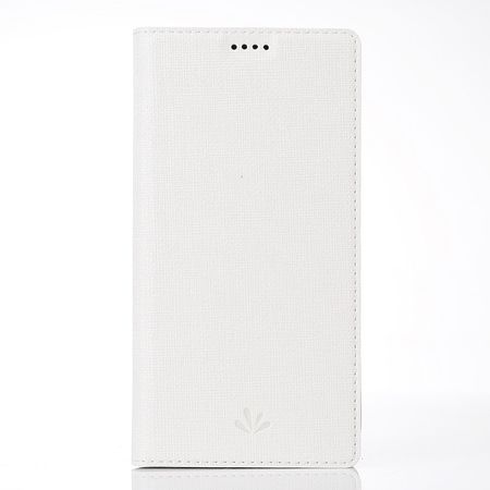 Vili Dmx - OnePlus 5T Hülle - Case aus Leder - mit Standfunktion - weiss