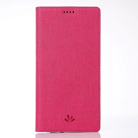 Vili Dmx - OnePlus 5T Hülle - Case aus Leder - mit Standfunktion - rosa