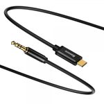 Baseus - USB Typ-C zu 3.5mm AUX Audio Kabel (1.2m) - schwarz