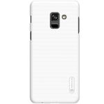 Nillkin - Samsung Galaxy A8+ (2018) Hülle - Plastik Case - Super Frosted Shield Series - weiss