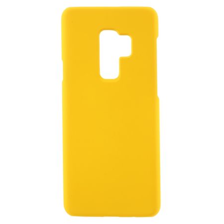 Samsung Galaxy S9 Plus Handyhülle - Gummiertes Hartplastik Case - gelb