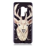Samsung Galaxy S9 Handy Hülle - Fluoreszierendes Case aus flexiblem Plastik - Elch