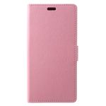 BlackBerry Motion Handyhülle - Case aus Leder - mit Standfunktion - pink