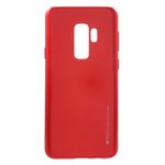 Goospery - Handy Hülle für Samsung Galaxy S9 Plus - TPU Soft Case - i Jelly Metal Series - rot