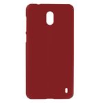 Nokia 2 Handy Hülle - Case aus gummiertem Hartplastik - rot