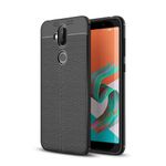 Asus Zenfone 5 Lite (ZC600KL) Handyhülle - TPU Softcase - mit Litchitextur - schwarz