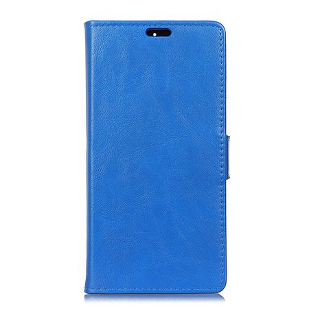 HTC Desire 12 Handyhülle - Crazy Horse II Leder Series Case - blau