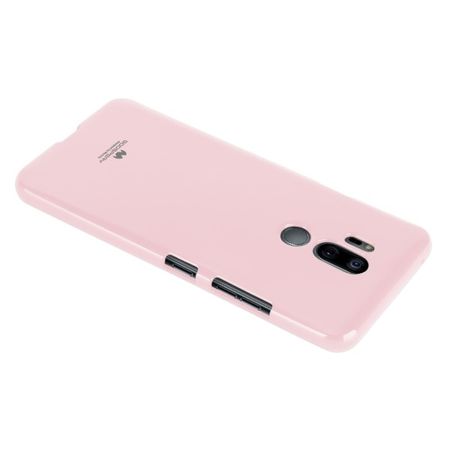 Goospery - LG G7 ThinQ Handy Hülle - TPU Soft Case - Pearl Jelly Series - pink