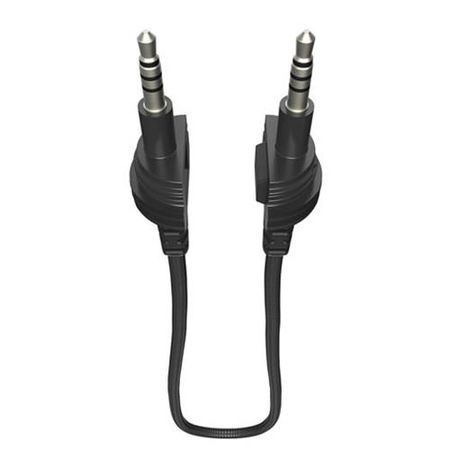 LifeProof - Wasserfestes Audiokabel Stereo Klinke 3.5 mm 0.4 m - LIFEACTIV - schwarz