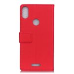 Wiko View Max Handy Hülle - Classic III Leder Bookcover Series - rot