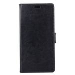 Wiko Harry Handyhülle - Crazy Horse II Leder Series Case - schwarz