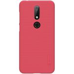 Nillkin - Nokia 6.1 Plus Hülle - Plastik Case - Super Frosted Shield Series - rot