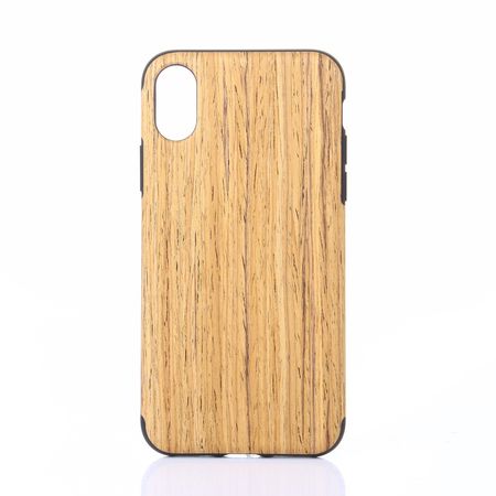 iPhone XS Max Handyhülle - Wood TPU Softcase Series - khaki