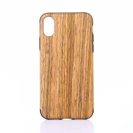 iPhone XS Max Handyhülle - Wood TPU Softcase Series - hellbraun