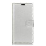 Sony Xperia XA2 Plus Handy Hülle - Classic II Leder Bookcover Series - silber