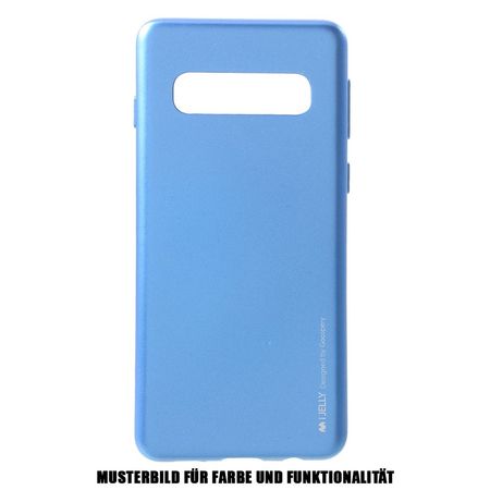 Goospery - iPhone XR Handy Hülle - TPU Soft Case - i Jelly Metal Series - blau