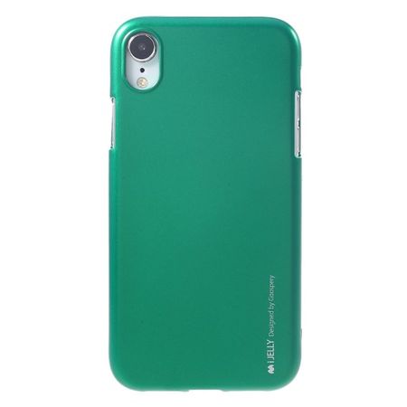 Goospery - iPhone XR Handy Hülle - TPU Soft Case - i Jelly Metal Series - grün