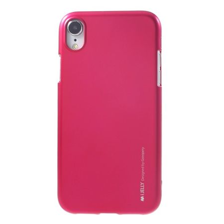 Goospery - iPhone XR Handy Hülle - TPU Soft Case - i Jelly Metal Series - pink