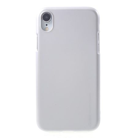 Goospery - iPhone XR Handy Hülle - TPU Soft Case - i Jelly Metal Series - silber
