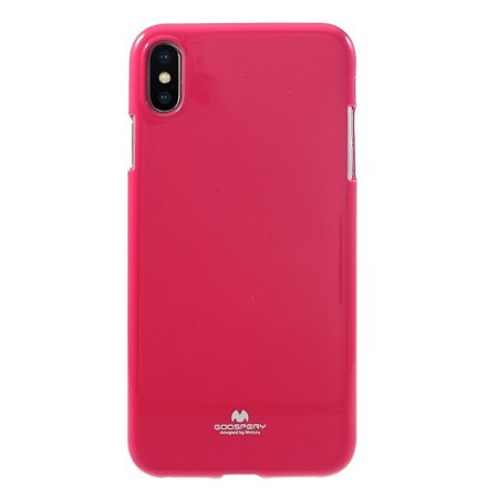 Goospery - iPhone XS Max Handy Hülle - TPU Soft Case - Pearl Jelly Series - pink