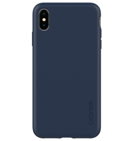 Araree - iPhone XS Max Hülle - Case aus TPU Plastik - A-Fit Series - blau