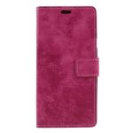 LG Stylo 4 / Q Stylus Handyhülle - Vintage Leder Bookcover Series - rosa