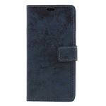 LG Stylo 4 / Q Stylus Handyhülle - Vintage Leder Bookcover Series - blau