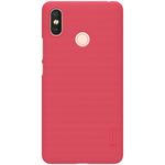 Nillkin - Xiaomi Mi Max 3 Hülle - Plastik Case - Super Frosted Shield Series - rot