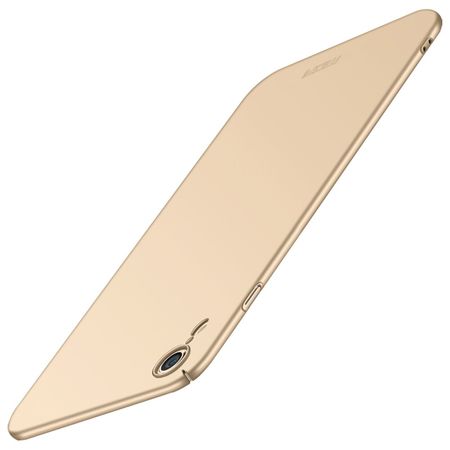 Mofi - iPhone XR Handyhülle - Schlanke Hülle aus Hartplastik - Shield Series - gold