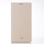 Vili Dmx - Huawei P Smart+ Hülle - Case aus Leder - mit Standfunktion - gold