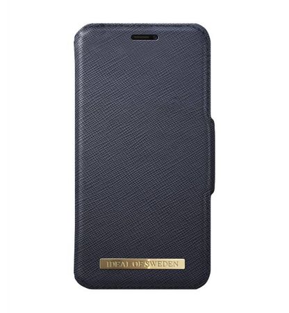 iDeal of Sweden - iPhone XS Max Handyhülle, Designer Bookcase FASHION - blau