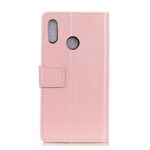 HTC U12 Life Handyhülle - Crazy Horse Leder Bookcover Series - pink