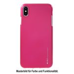 Goospery - Samsung Galaxy A7 (2018) Handy Hülle - TPU Soft Case - i Jelly Metal Series - pink