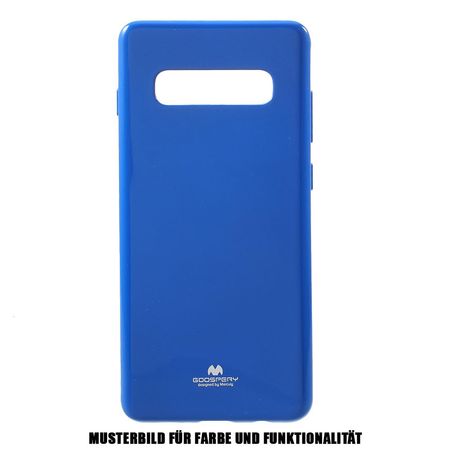 Goospery - Huawei Mate 20 Pro Handy Hülle - TPU Soft Case - Pearl Jelly Series - blau