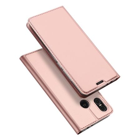 Dux Ducis - Motorola One Hülle - Handy Bookcover - Skin Pro Series - rosegold