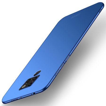 Mofi - Huawei Mate 20 X Handyhülle - Schlanke Hülle aus Hartplastik - Shield Series - dunkelblau