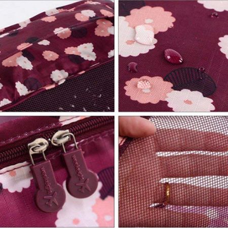 4-teiliges Reisetaschen-Set Aus PU-Leder – Wasserdichte Kosmetiktaschen, Organisiert & Stylisch